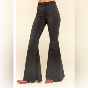 We The Free Charcoal Flare Jeans